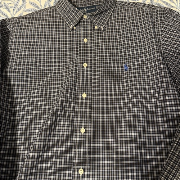 Ralph Lauren Men’s Blue & Beige Checkered Shirt❗️ - Picture 3 of 10